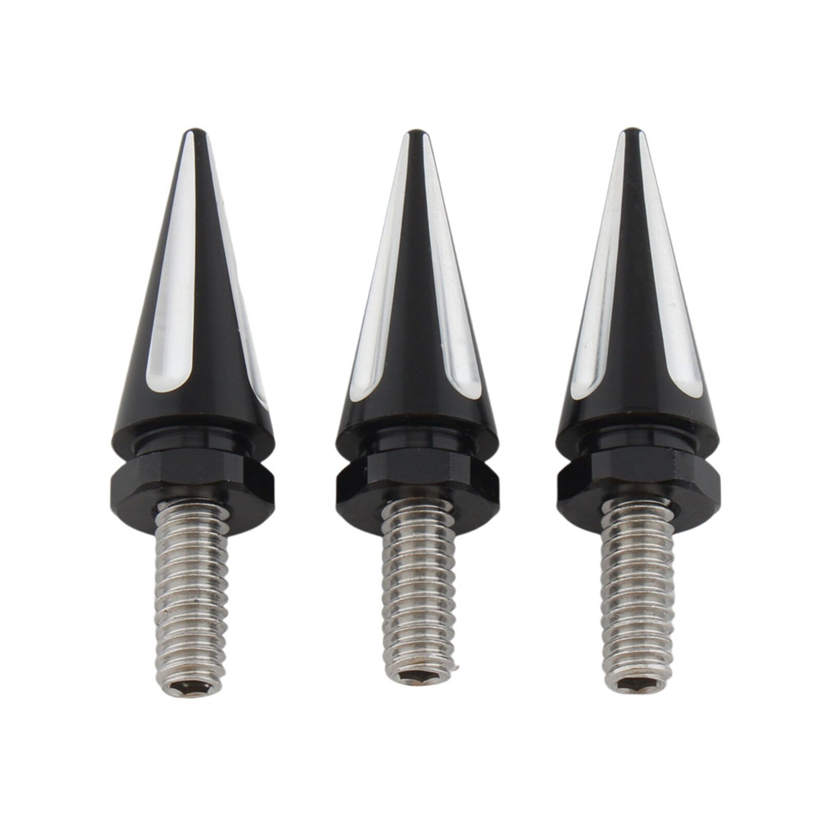 3PCS Black Windshield Screws For Harley Touring Street Glide FLHT 1996-2013