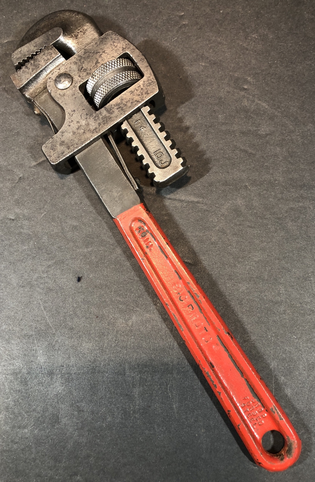 Vintage 10” Proto 810 Stillson Pattern Pipe Wrench Made In USA          A