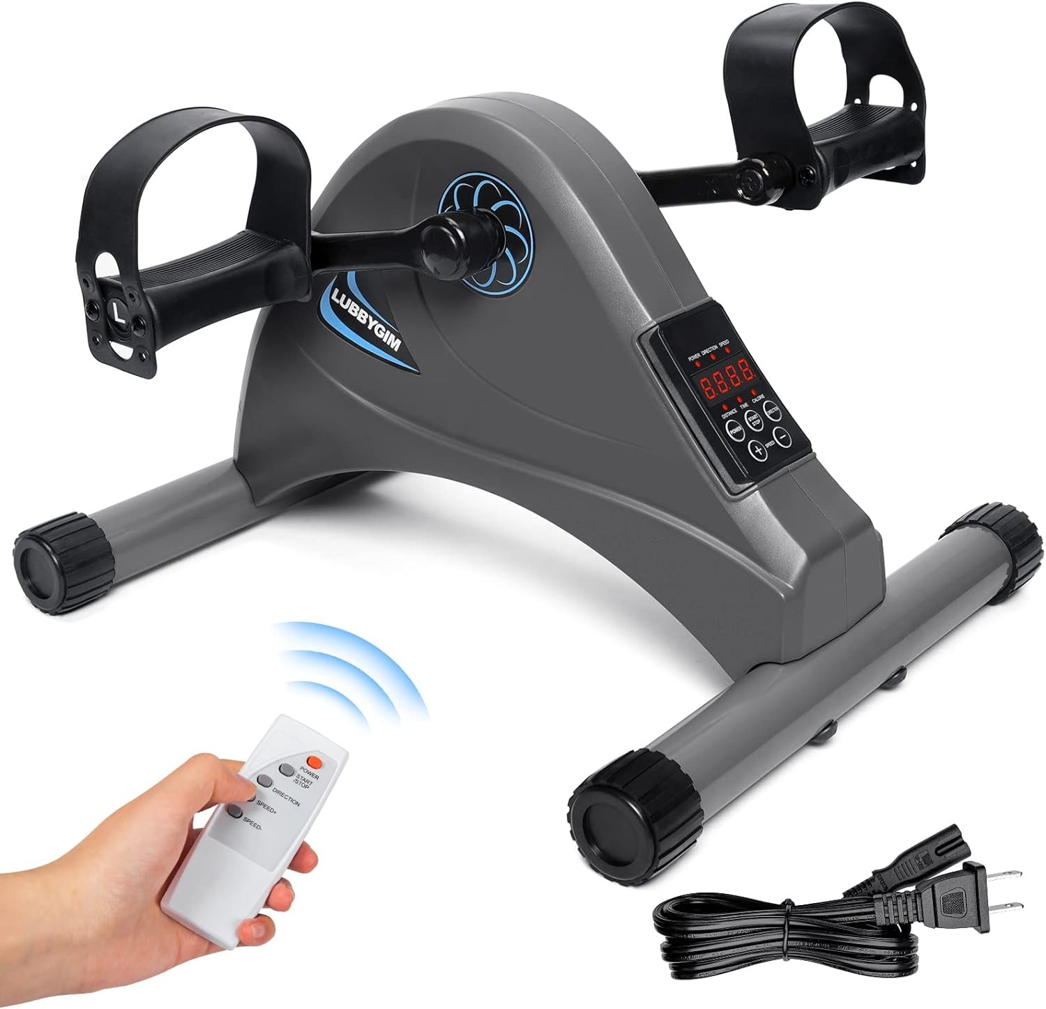 Motorized Mini Exercise Bike Pedal Exerciser for Seniors Rehab Training