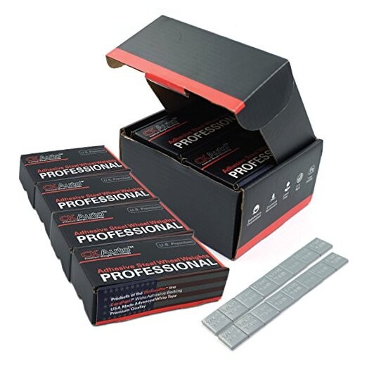 4 Boxes, 960Pcs, 0.25oz, Adhesive Stick on Wheel Weights, 4 Boxes/960Pcs Grey