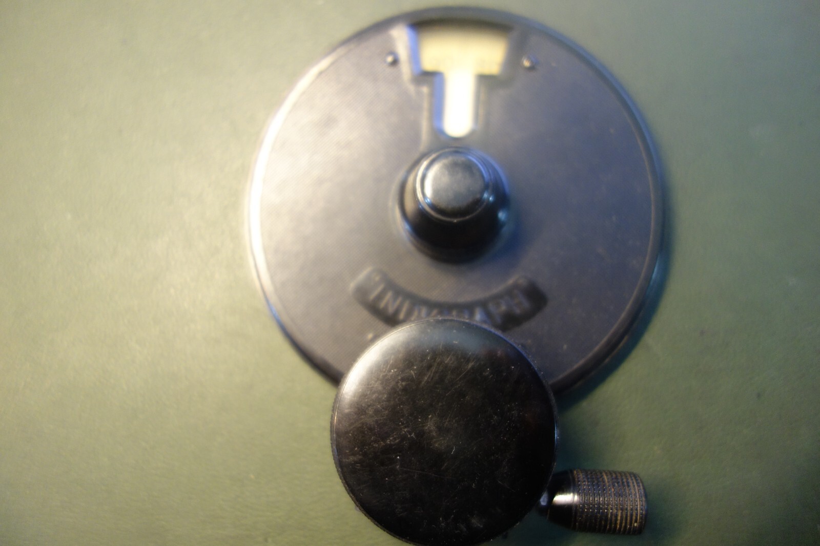 Vintage Indigraph Worm Drive Radio Vernier Knob Dial