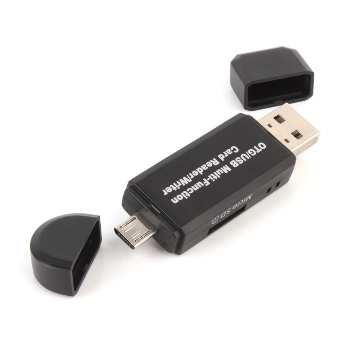 10pcs OTG reader micro SD / SD card / USB multi function reader TF high speed2.0