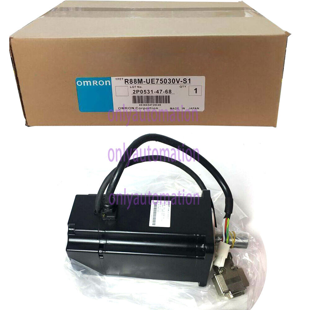 1PCS NEW OMRON servo motor R88M-UE75030V-S1 750W 200V 4.4A 3000r/min~