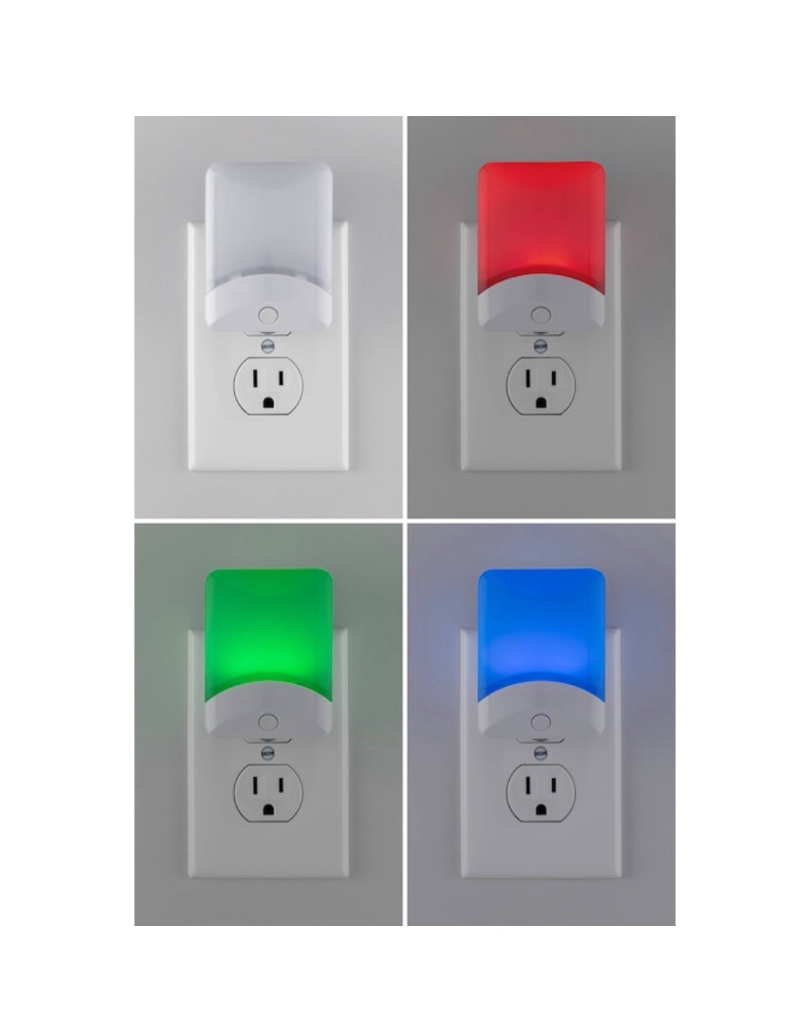 (4) ENBRIGHTENWhite LED Auto On/ Off Night Light