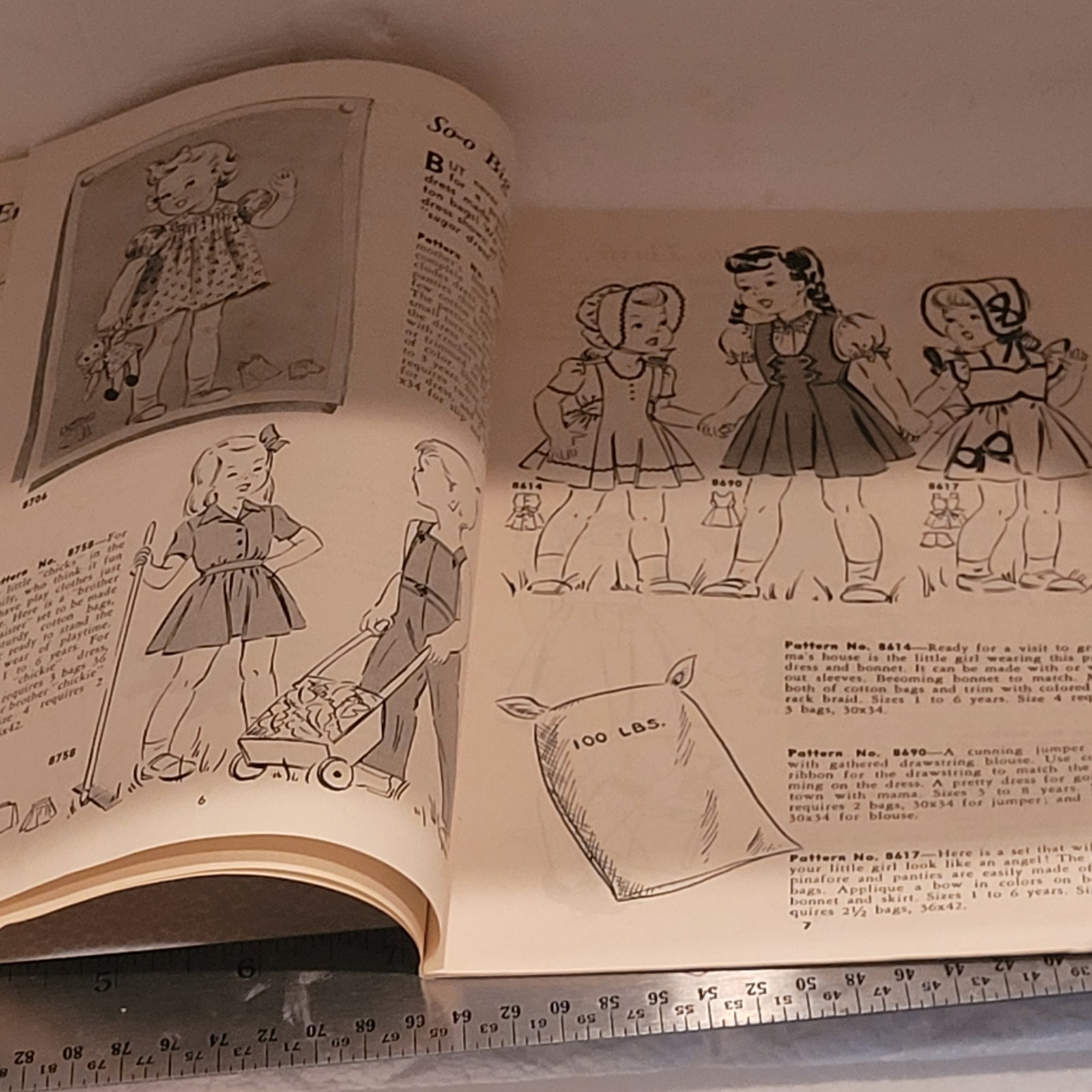 VTG Mail Order M.O. Sewing Patterns 1940s Bag Magic