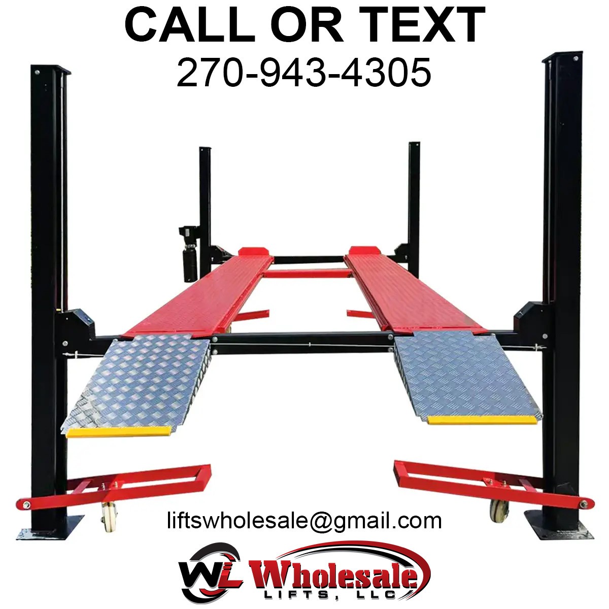 New KATOOL KT-4H950 9,500lb Heavy Duty 4-Post Lift (FREE FREIGHT)
