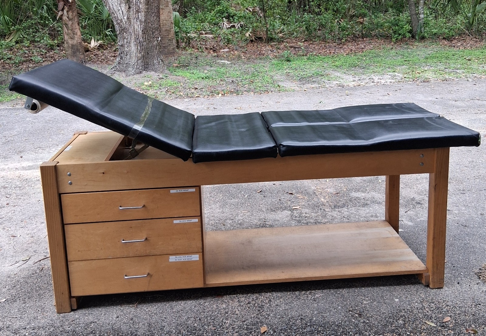 WMC Wood Exam/Treatment Medical Table Model #7111 Medical/Sports Med Adjustable