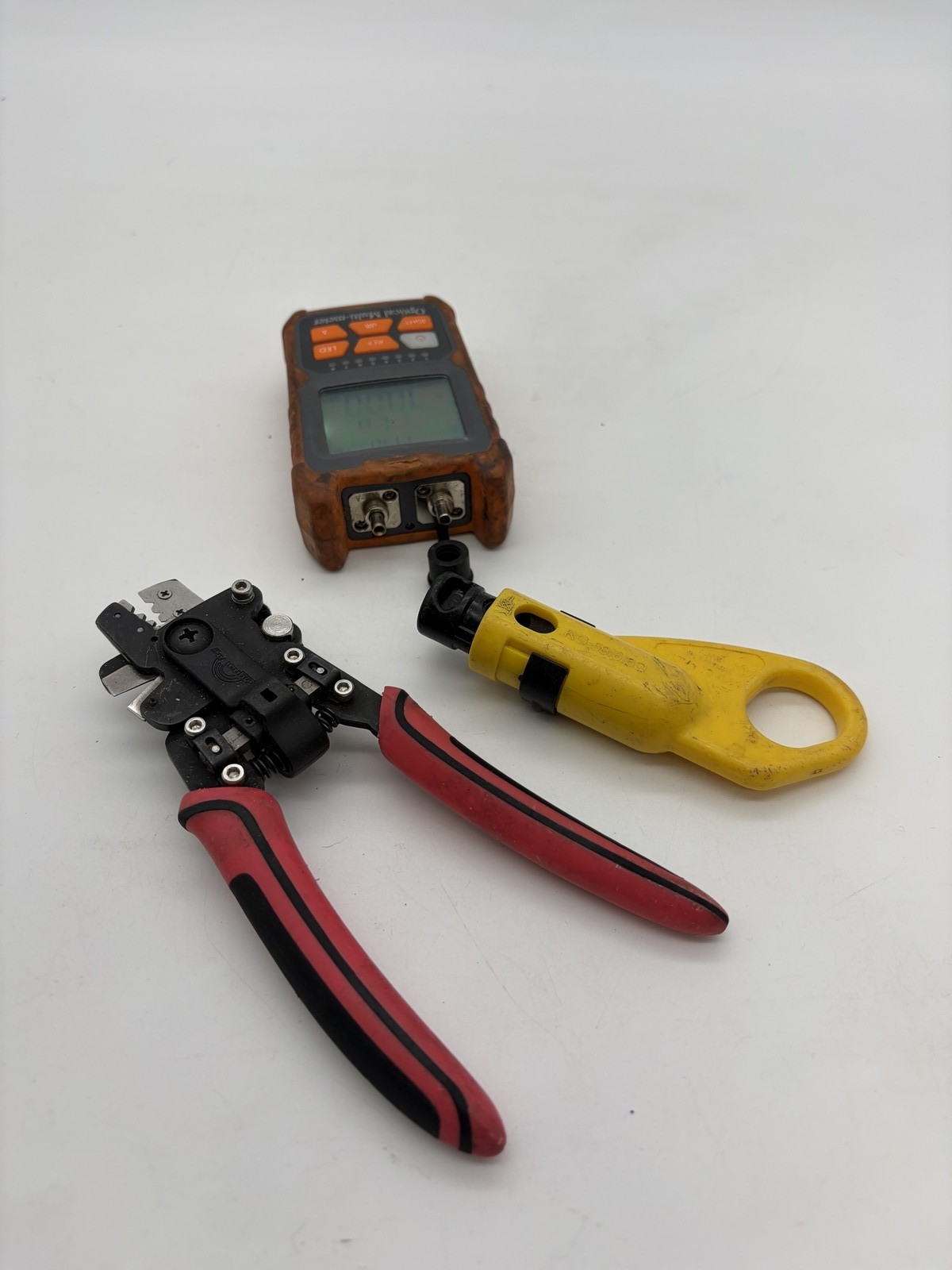 Optical Multi-meter Fiber Optic Tool Kit Cable Stripper Used - Good K4