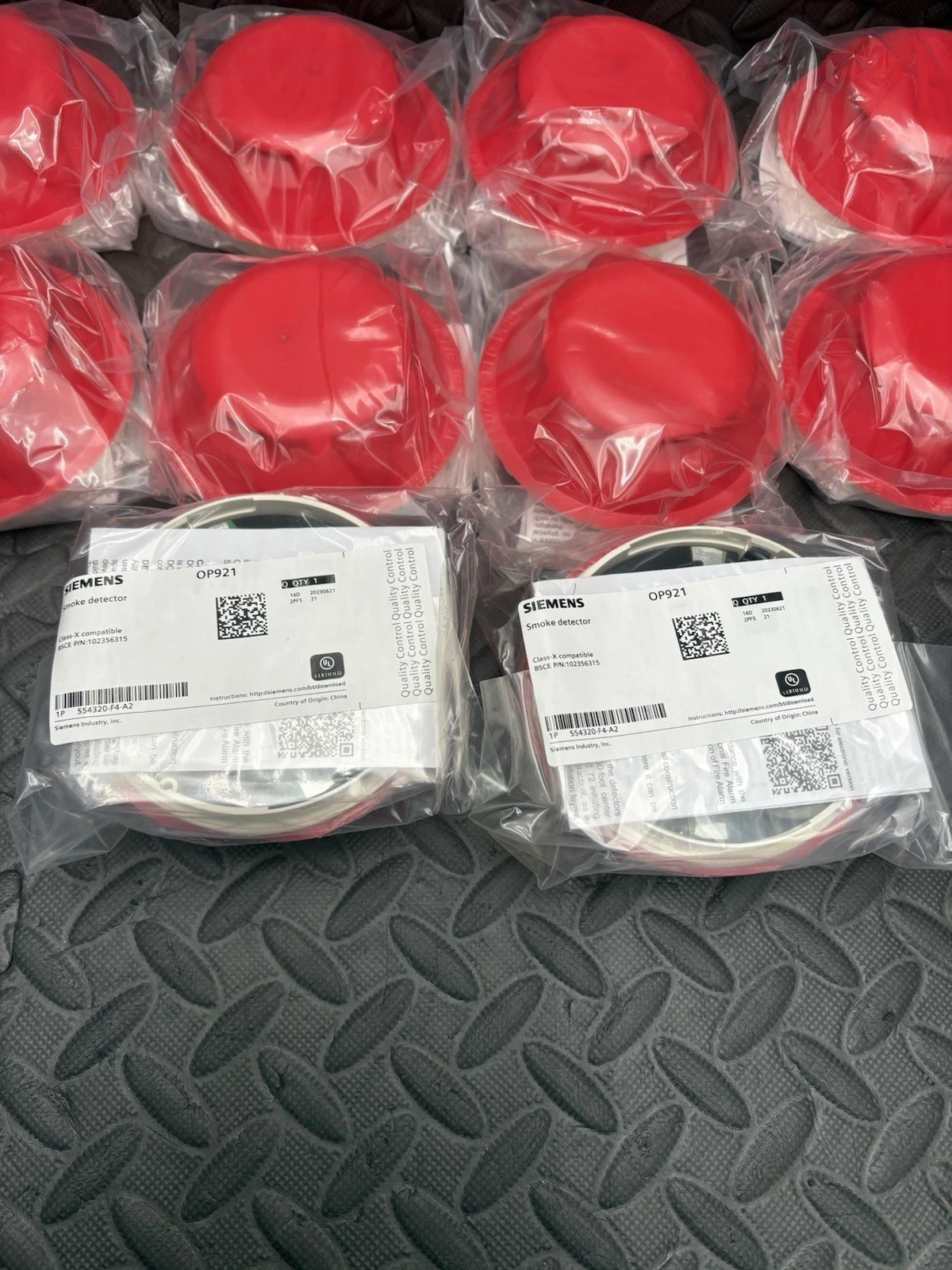 Siemens OP921 Photoelectric Smoke Detector Addressable Fire Safety Lot Of 10 NEW