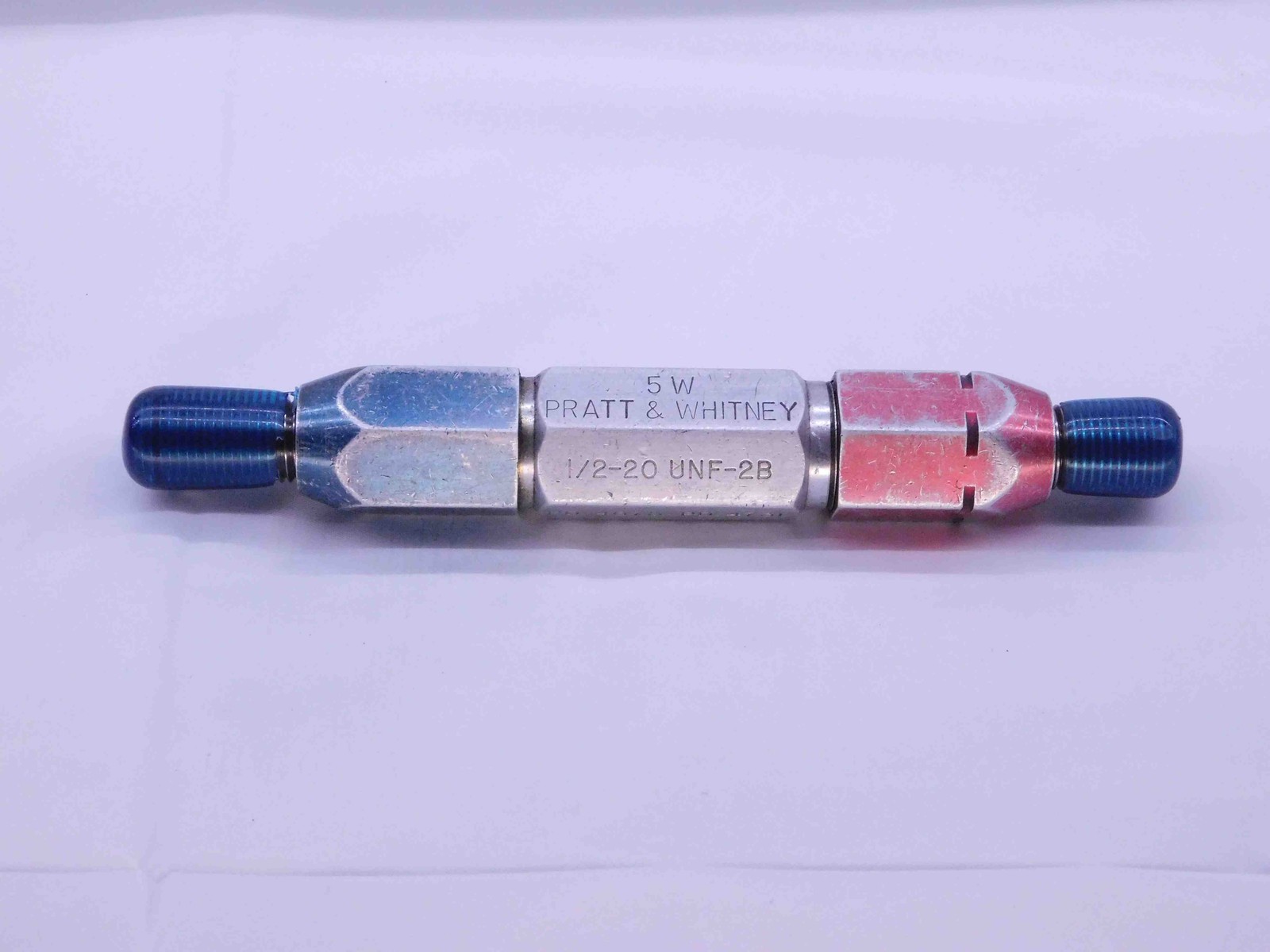 1/2 20 UNF 2B THREAD PLUG GAGE .5 .50 .500 .5000 GO NO GO P.D.'S = .4675 & .4731