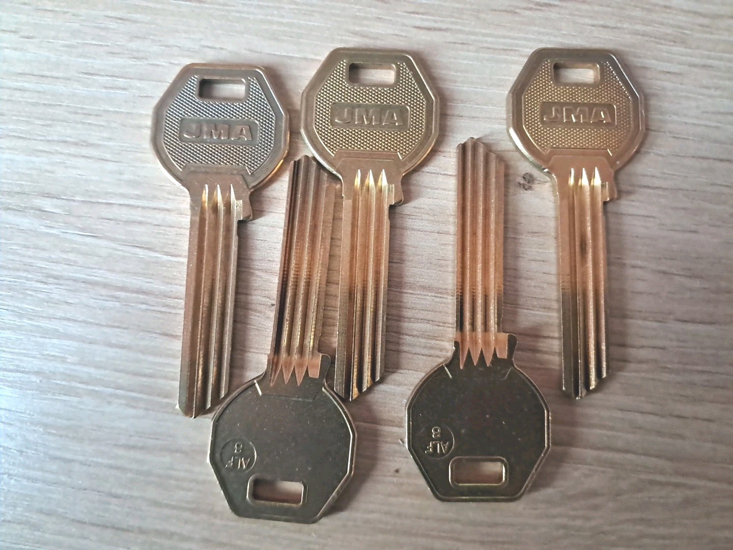 5 X ALF-8 JMA/Gege Key Blanks