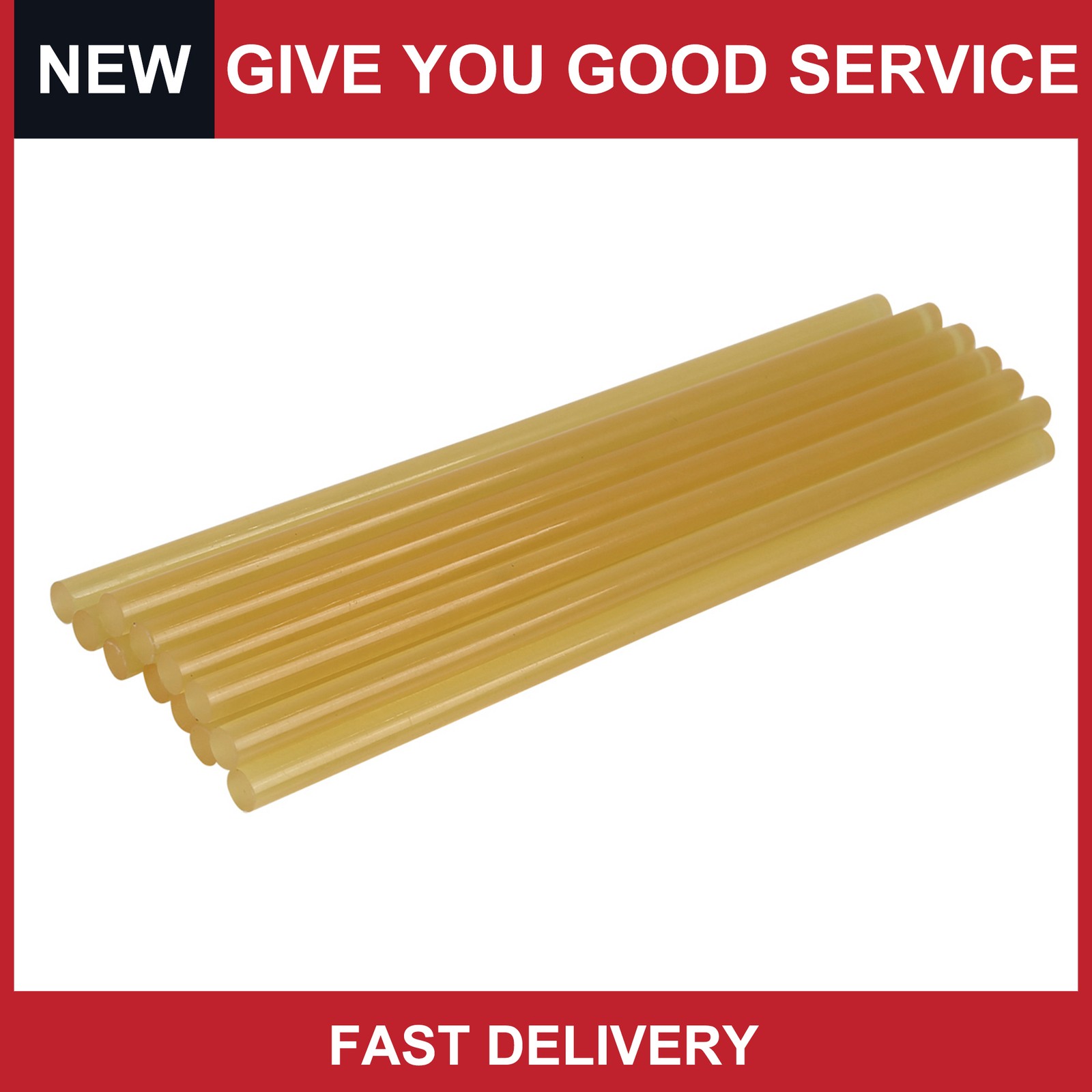 Universal 7x200mm Yellow Paintless Dent Repair Hot Melt Glue Sticks Pack of 12