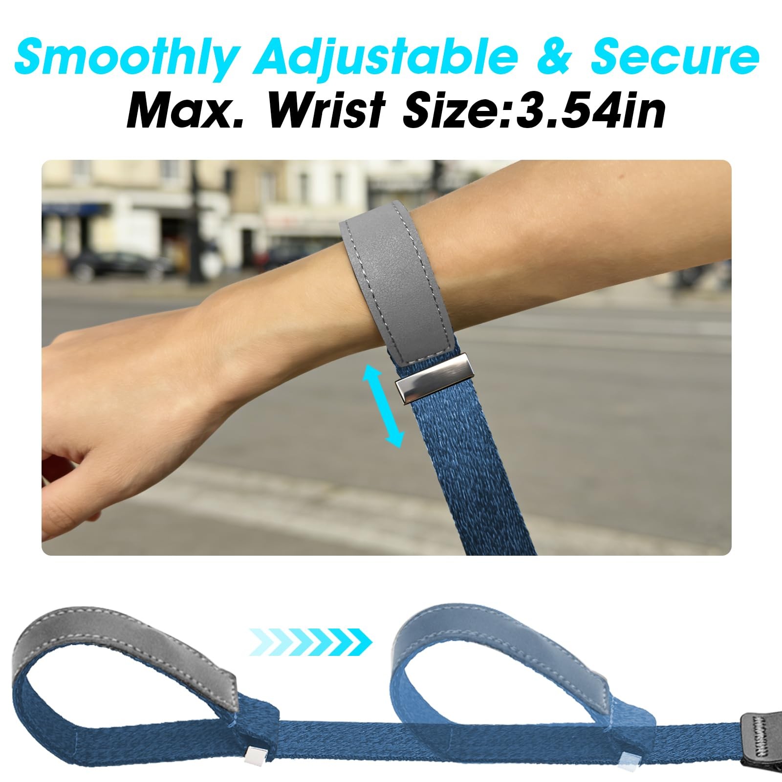 Universal Camera Wrist Strap Adjustable Camera Hand Strap for Photographer