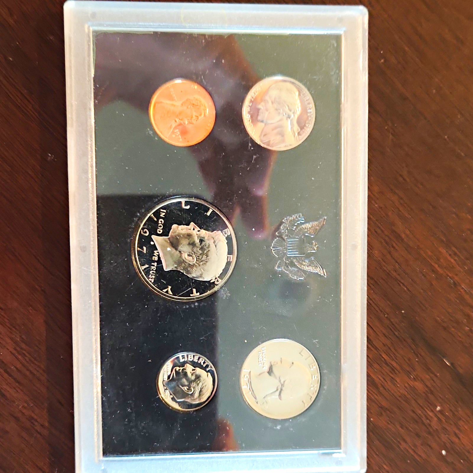 1971 San Francisco Proof Set $1 Denomination in Original Holder