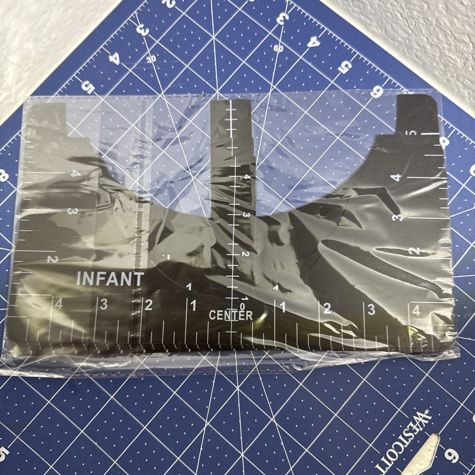 Tshirt Ruler Guide for Vinyl Alignment, 5 Pcs T-Shirt Rulers to Center Vinyl