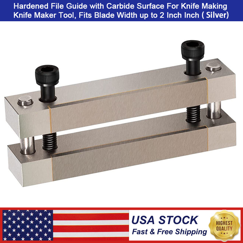 Hardened File Guide with Carbide Surface For Knife Making Tool Knife Makers