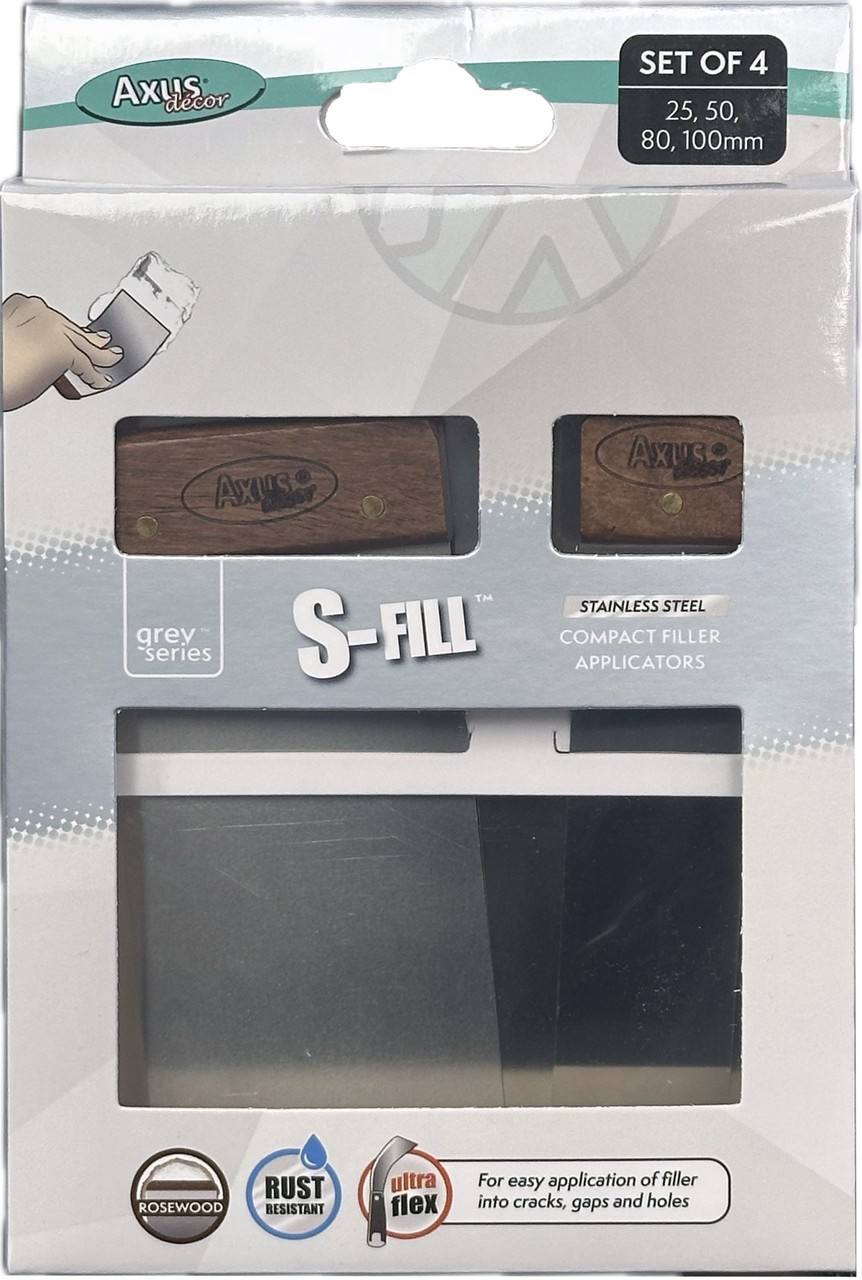 AXUS - S-Fill Compact Filler Applicators - 25mm, 50mm, 80mm, 100mm (AXU/FKS4R)