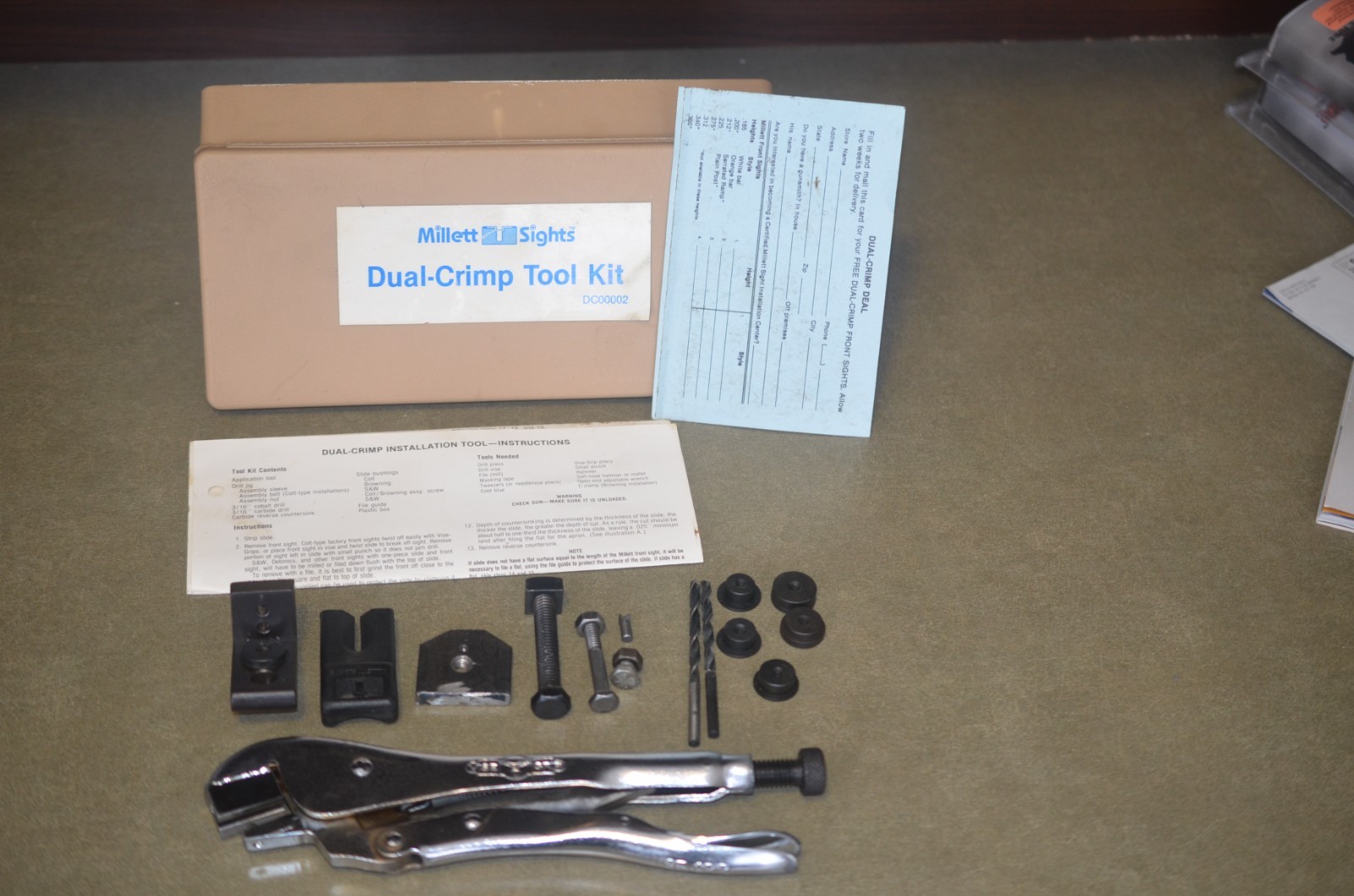 Millet Dual Crimp Tool Kit for Sights DC00002