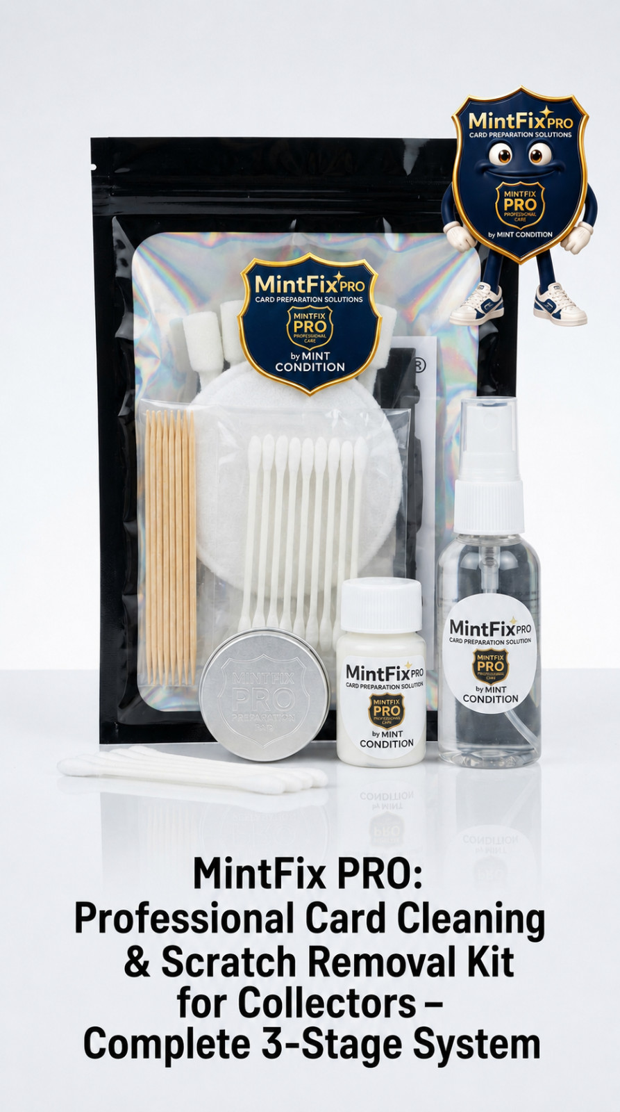MintFix Pro – Complete Card Cleaning & Restoration for all TCG, Polish & Protect