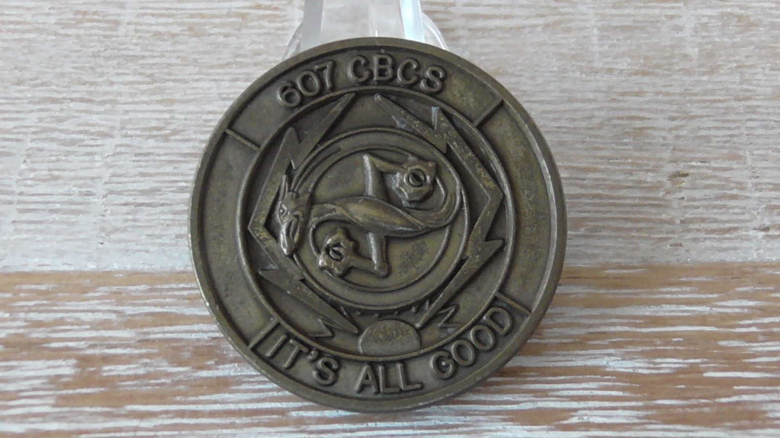 USAF 607th Combat Communications Squadron CBCS ROK Challenge Coin #D935