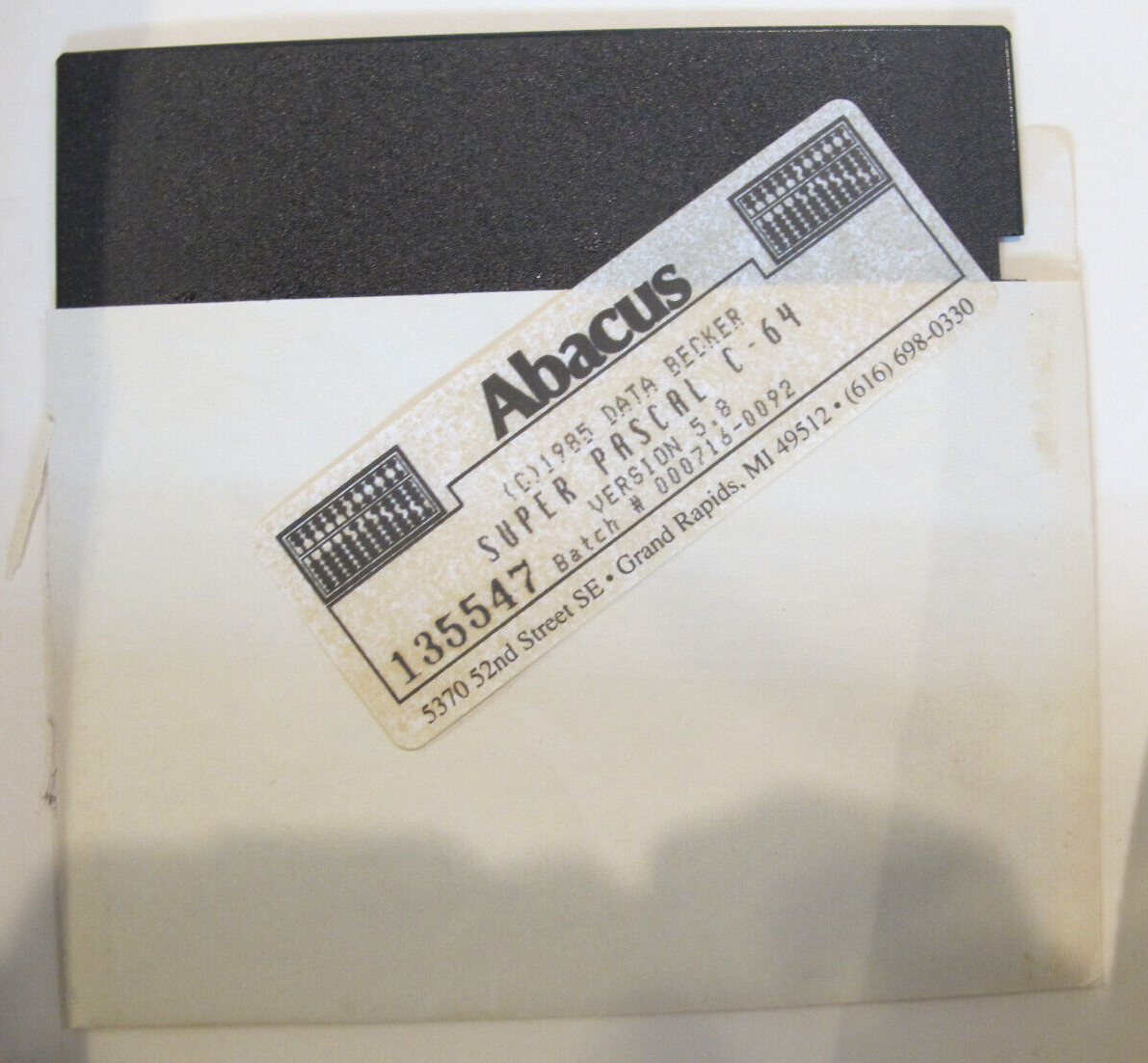 Super Pascal 64 - Commodore 64 C64 - Abacus - Very Rare - Untested Free Shipping