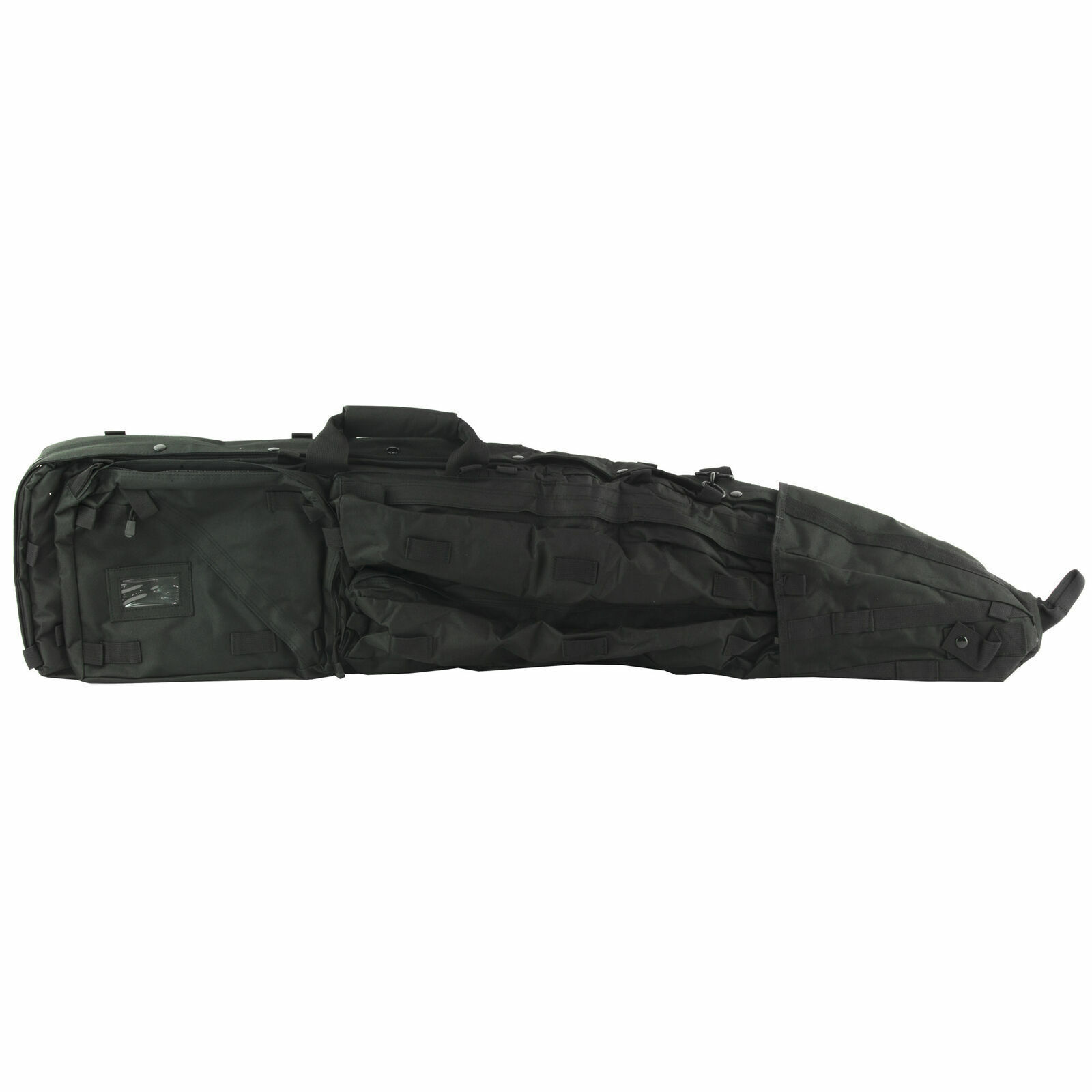 NCSTAR Drag Bag, 45" Nylon Rifle Case, Black, Includes Backpack Shoulder Straps