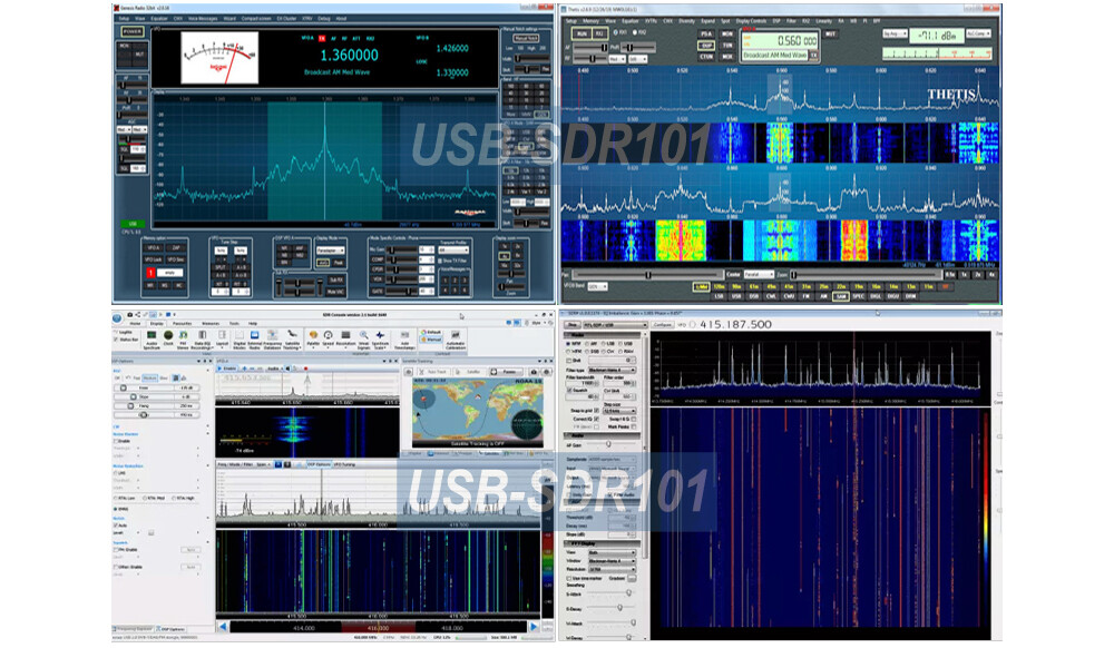 Premium USB SDR FM Radio Tuner With Realtek RTL2832U Receiver For Windows PC