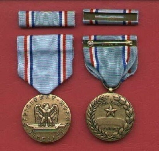 One US Air Force Good Conduct Award medal with ribbon bar USAF  Promoted Listing