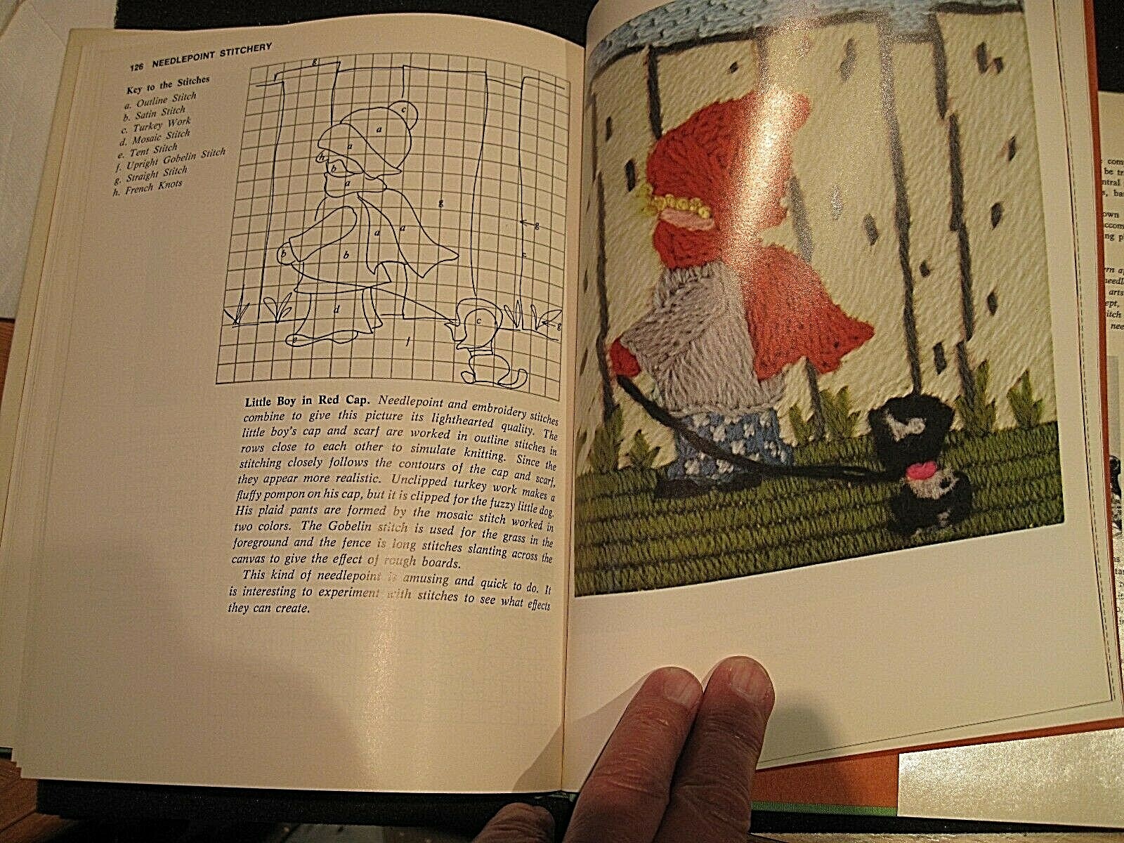 NEEDLEPOINT STITCHERY - MARGARET BOYLES - OVER 65 BASIC & DECORATIVE STITCHES