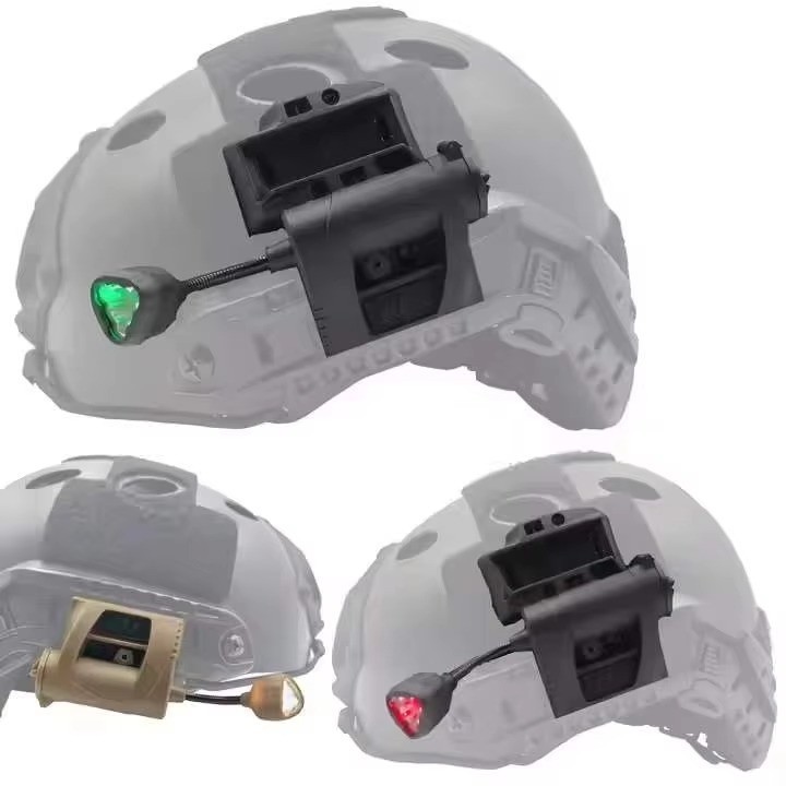 Infrared  and 4 Lighting Modes Tactical Helmet Flashlight Wendy Helmet
