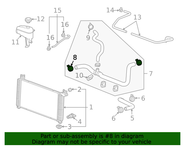 Genuine GM Multi-Purpose Clamp 11570868