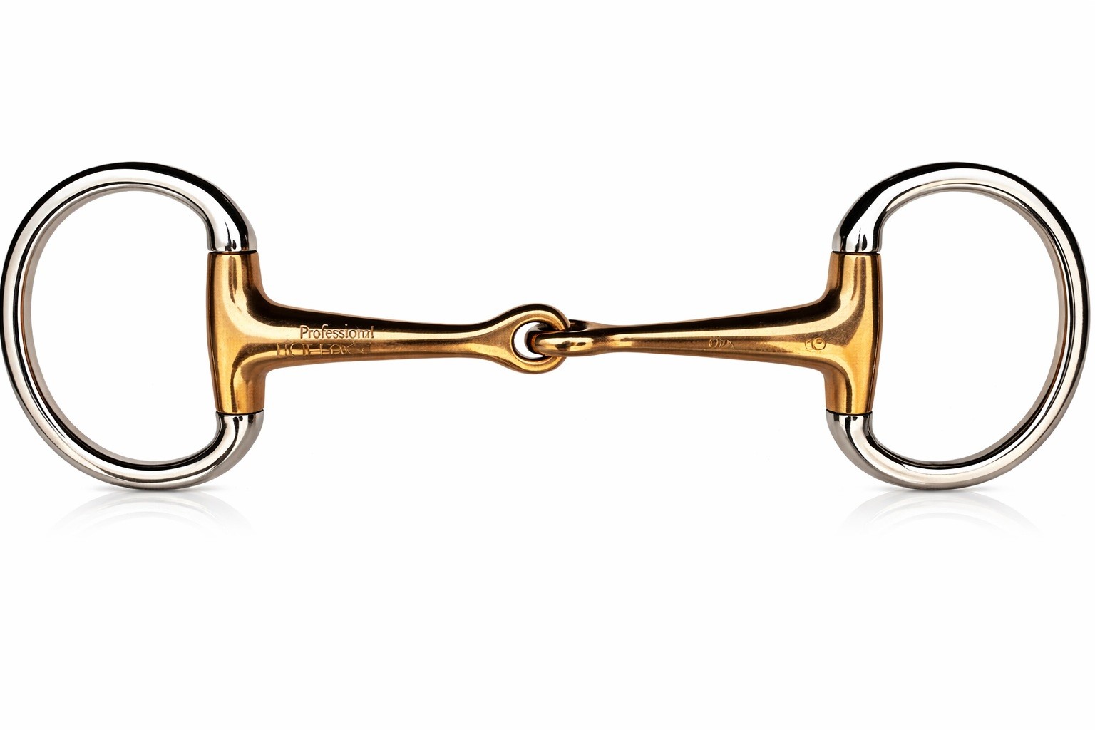 SS Eggbutt Single Jointed Copper Mouth Snaffle Training Bit 35640