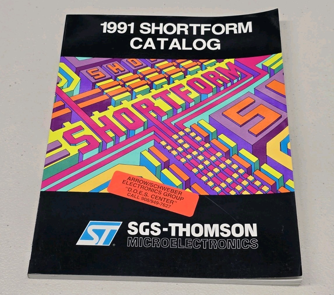 SGS-Thomson Microelectronics Shortform 1991 Catalog - 185 Pgs