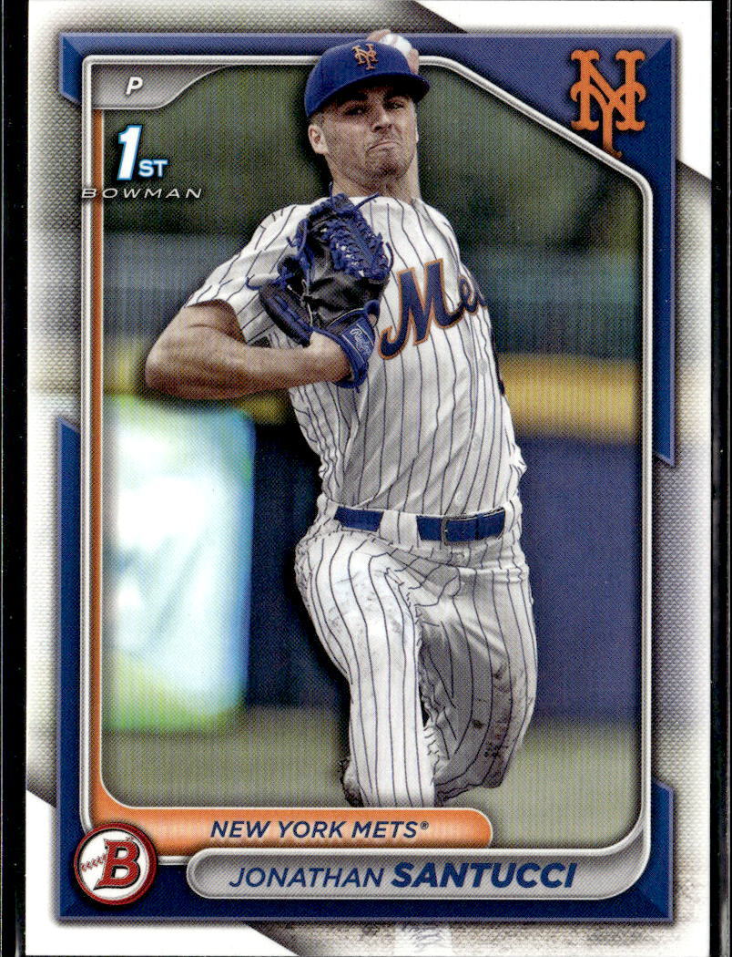 2024 Bowman Draft Paper Jonathan Santucci New York Mets #BD-65 5 Card Lot