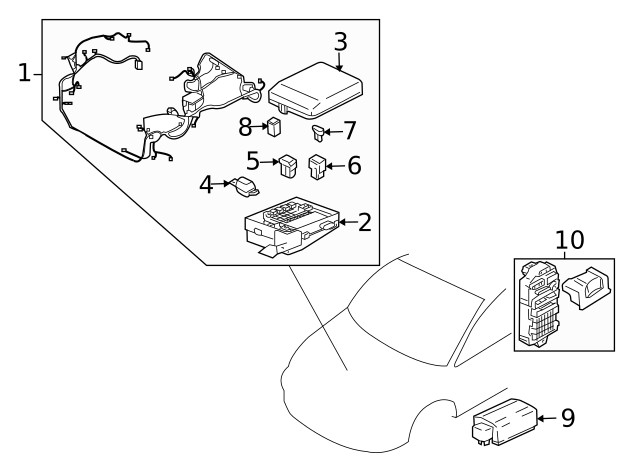 Genuine Mitsubishi Control Module MR587294