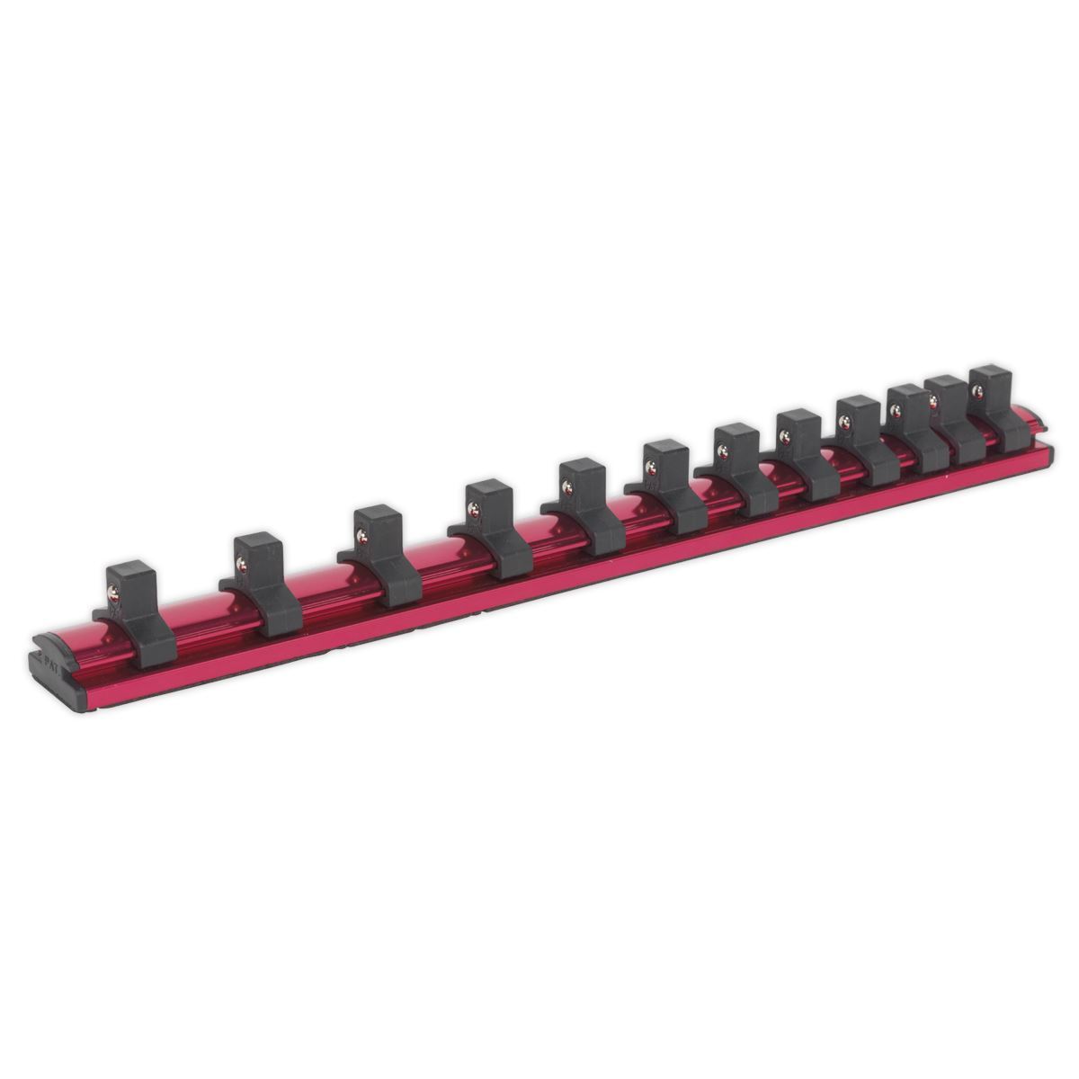 Sealey AK27083 Socket Retaining Rail Magnetic 3/8"Sq Drive 12 Clips