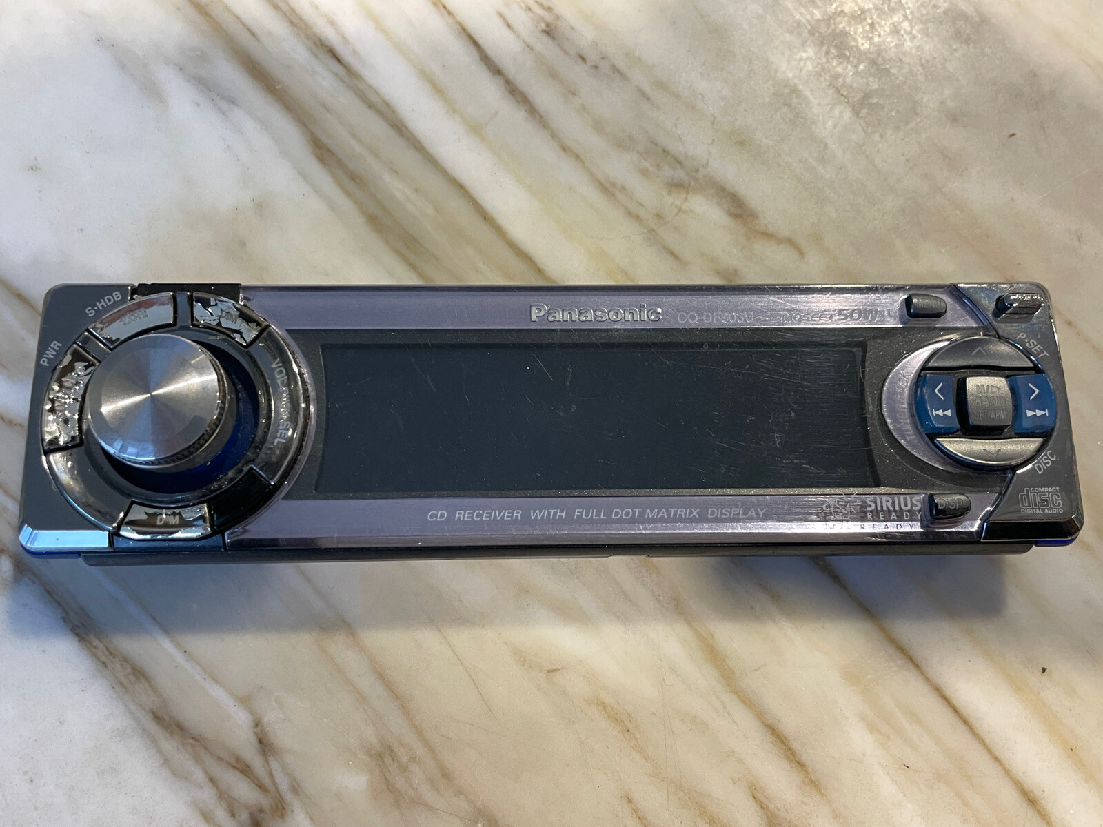 PANASONIC CQ-DF903U CAR STEREO FACEPLATE  PANASONIC CQ-DF903U FACEPLATE ONLY 🟠