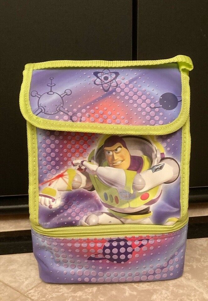 NEW Toy Story Buzz lightyear disney Pixar lunch Pail insulated bag school kids