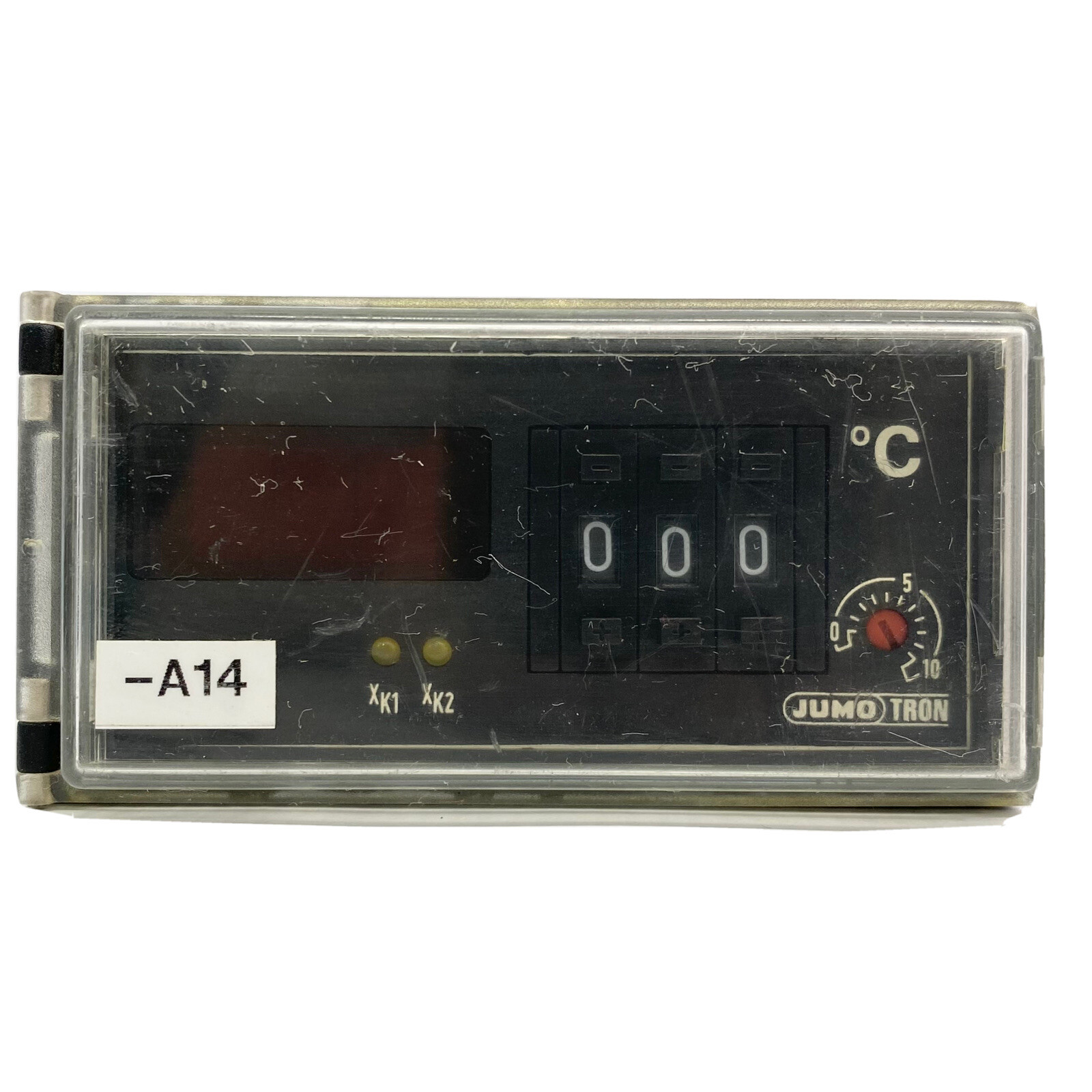 Jumo Tron HROw-48/di ,d, re11, u20, h Temp Controller 20V Panel Mount 4"x2"