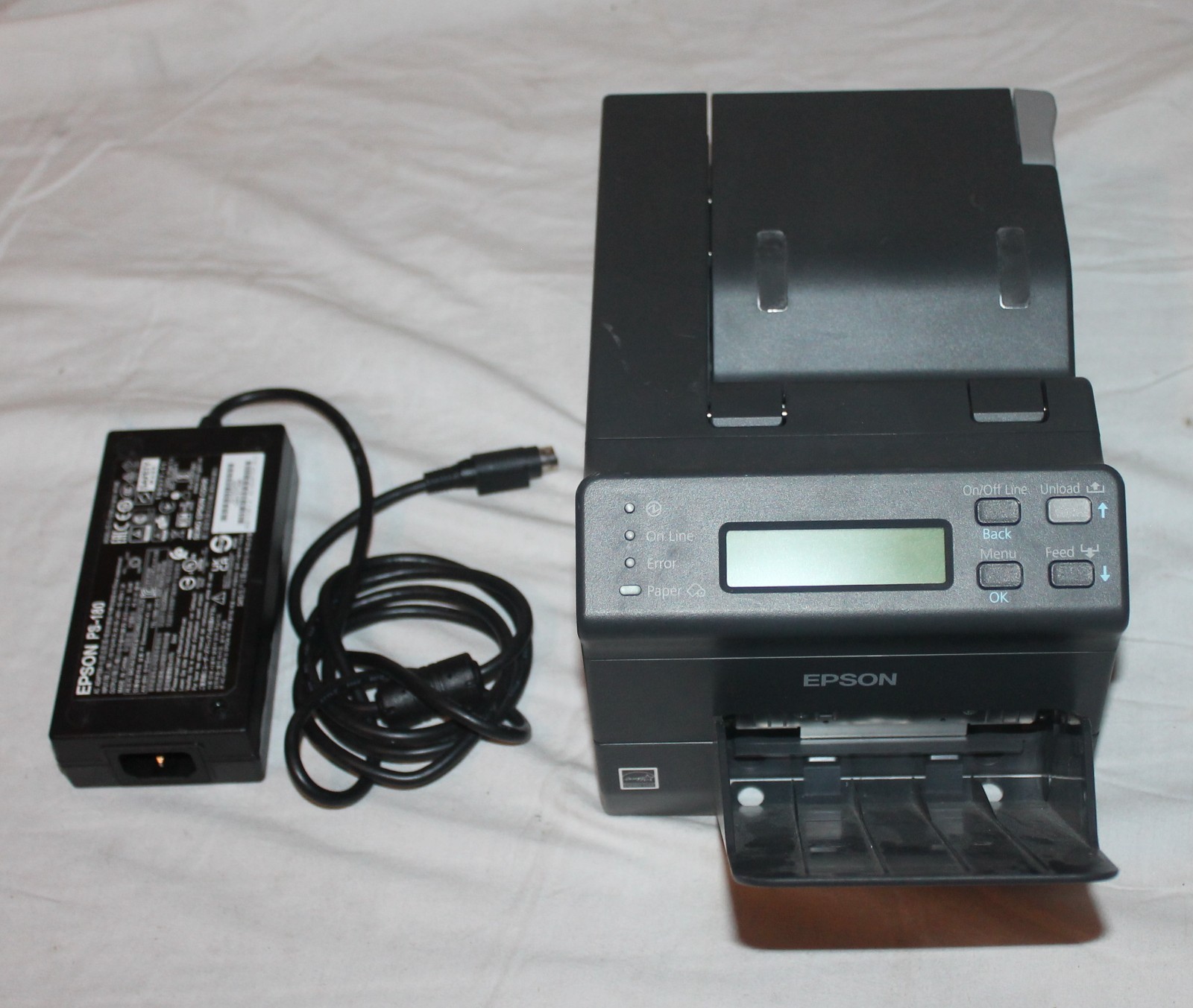 Epson TM-L500A M254A Boarding Pass Thermal Printer w/ Power Supply