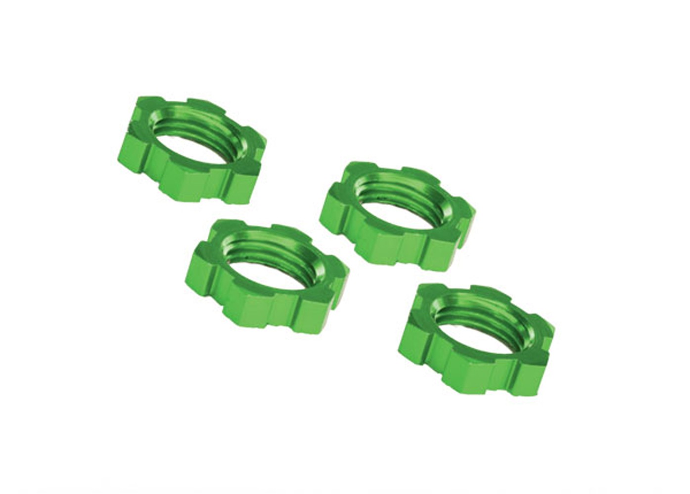 Traxxas 1/6 X-Maxx Monster Truck * 17mm Splined Wheel Nut, Green * 7758G