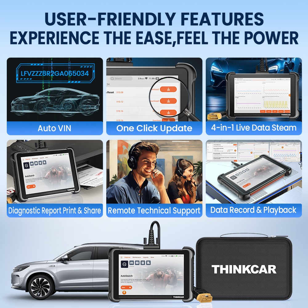 Thinkcar 689 Active Test CANFD & DOIP Full Systems Auto Diagnostic Scanner Tool