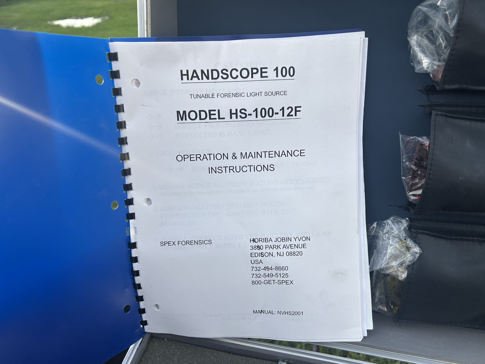 HS-100US-12F HANDSCOPE FORENSIC LIGHT KIT