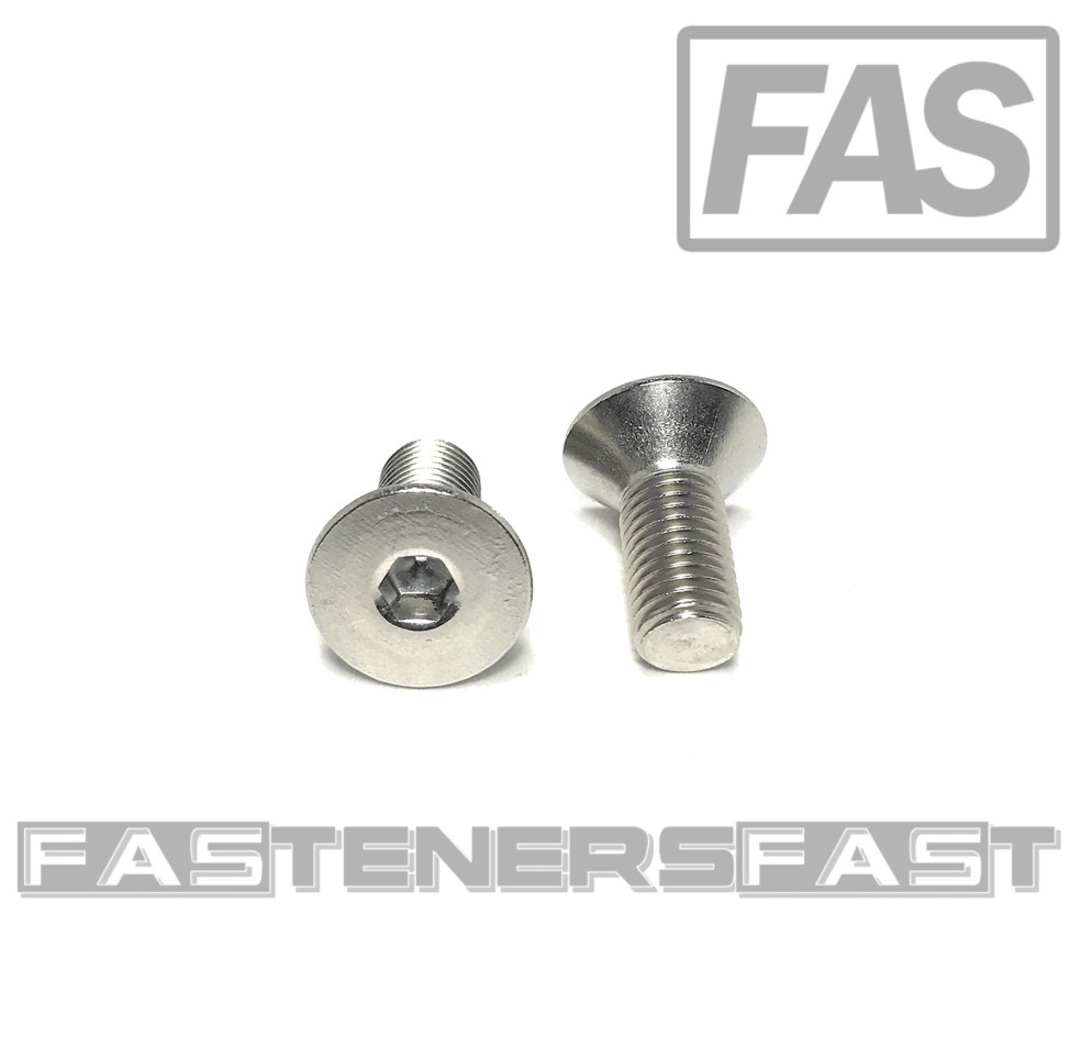 (20) 5/16-24x3/4" Flat Head Socket Cap Screw Stainless Steel FINE THREAD