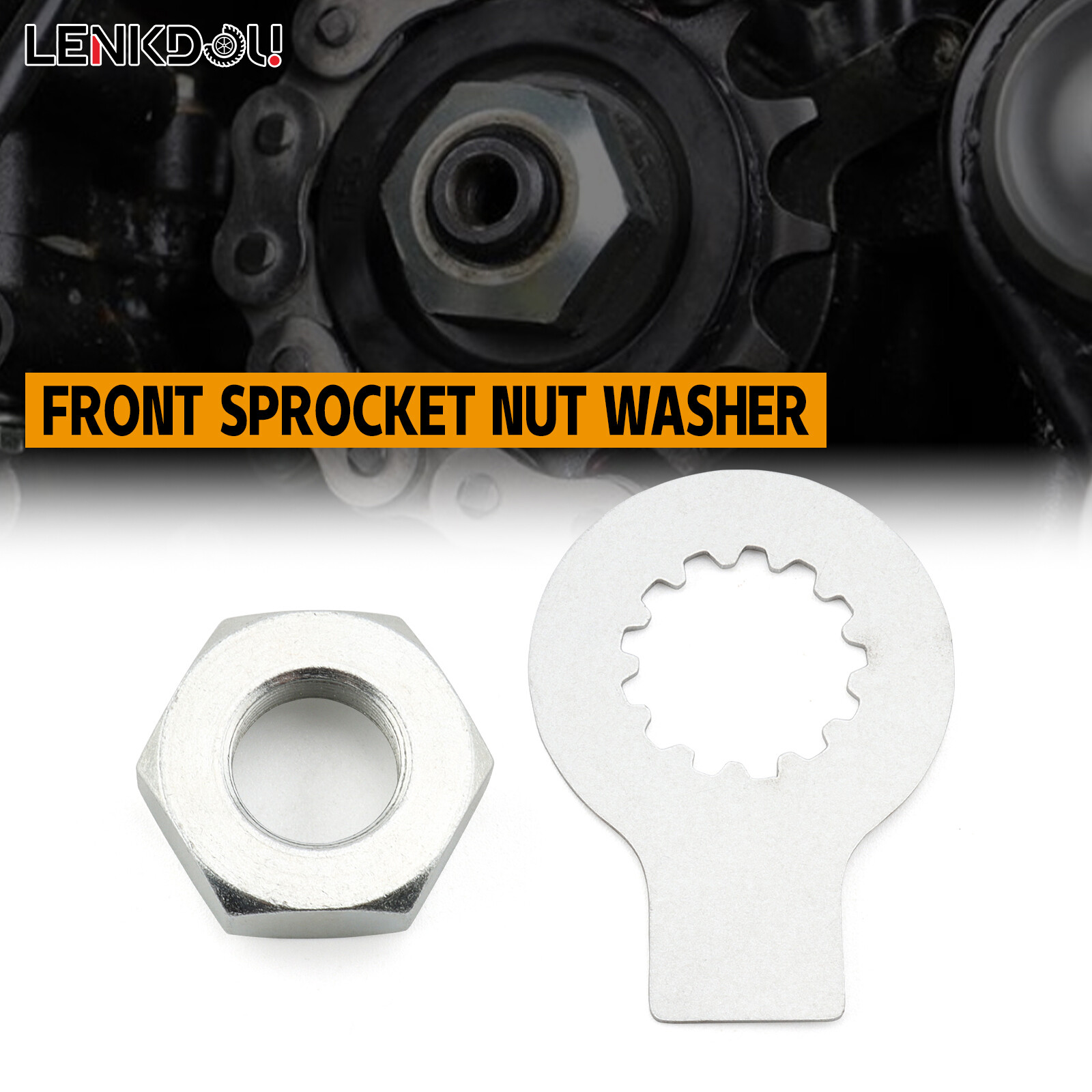 For Yamaha YZF R1 FZ1 FAZER TDM 900 Front Sprocket Nut Holder Washer Lock Kit