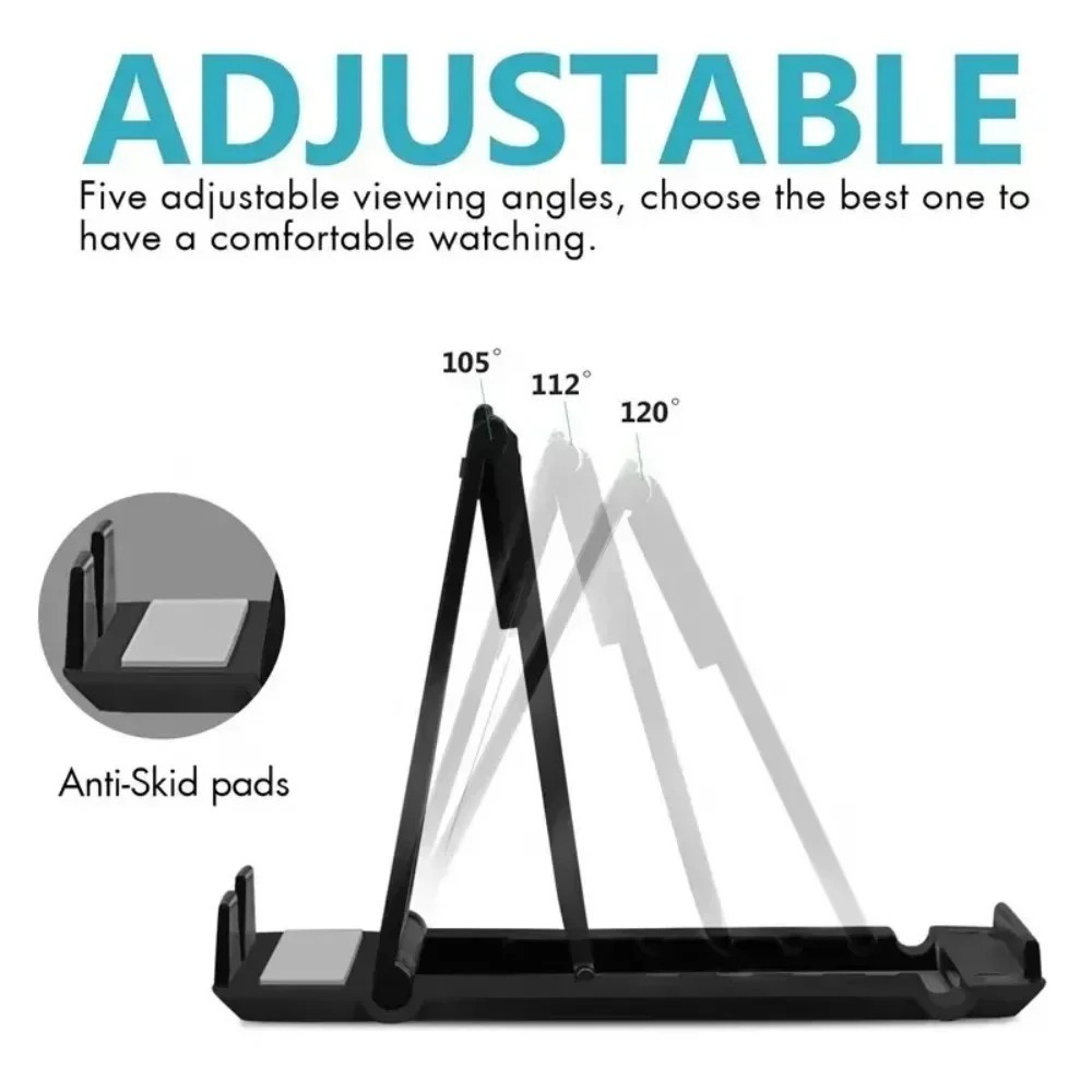 Universal Desk Stand Mobile Phone Tablet Holder Adjustable Foldable Portable
