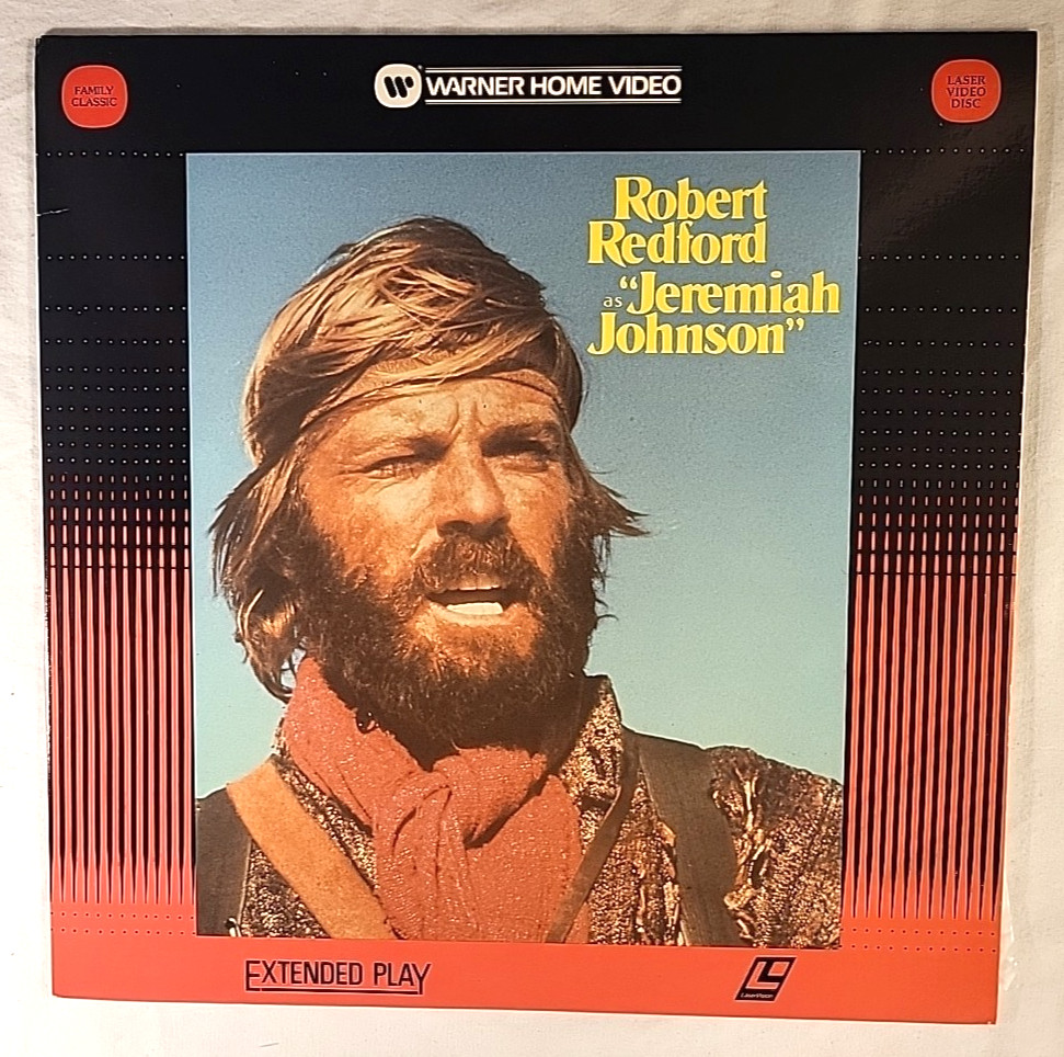 JEREMIAH JOHNSON (1972) LASERDISC (VG close to LN) Robert Redford *NOT a DVD*