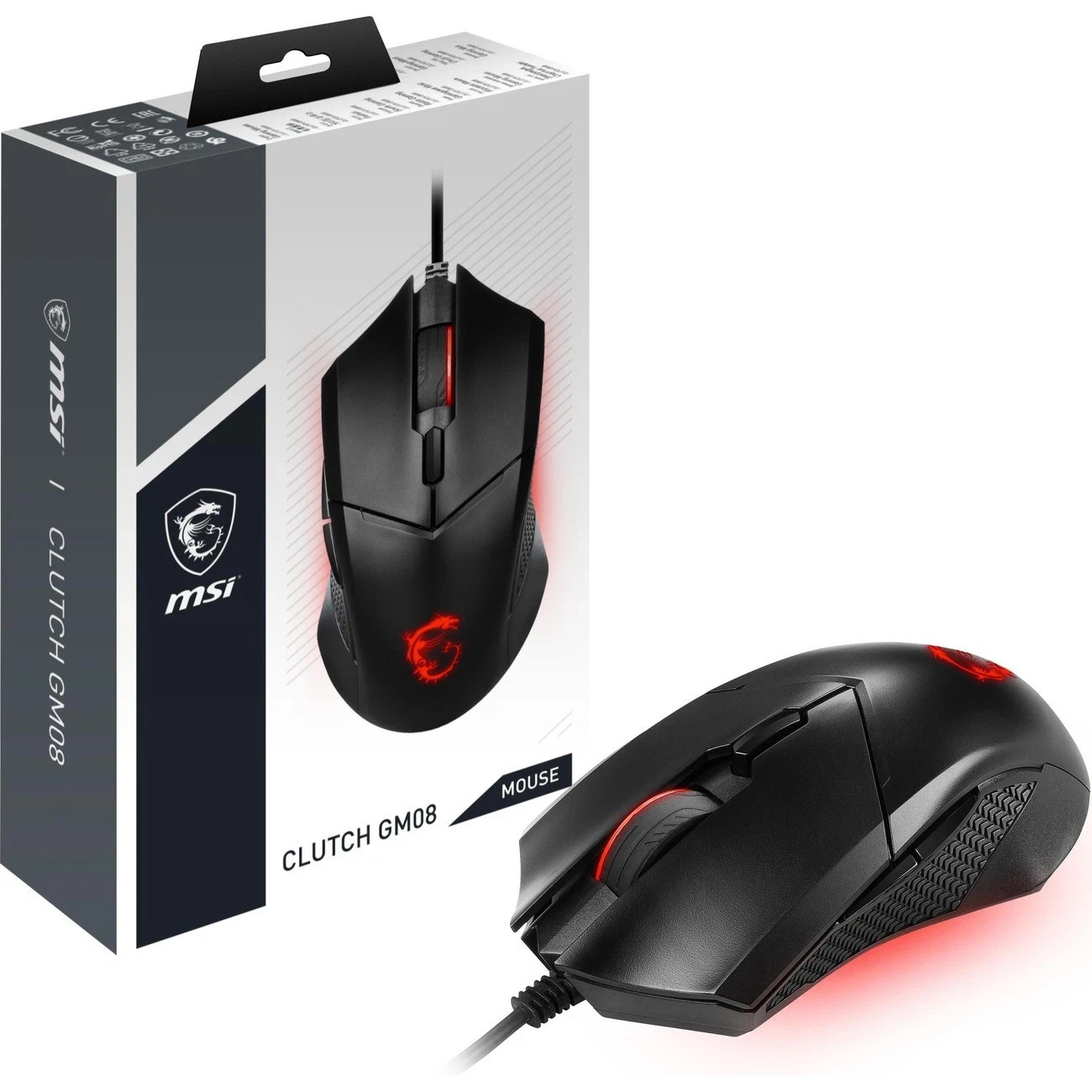 MSI Clutch GM08 Gaming Mouse (CLUTCHGM08)