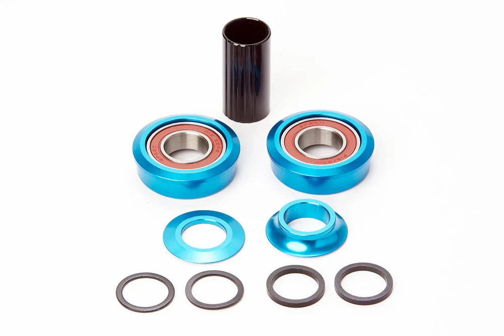 THEORY BMX AMERICAN BOTTOM BRACKET KIT SEALED BEARINGS OLD SCHOOL - BLUE