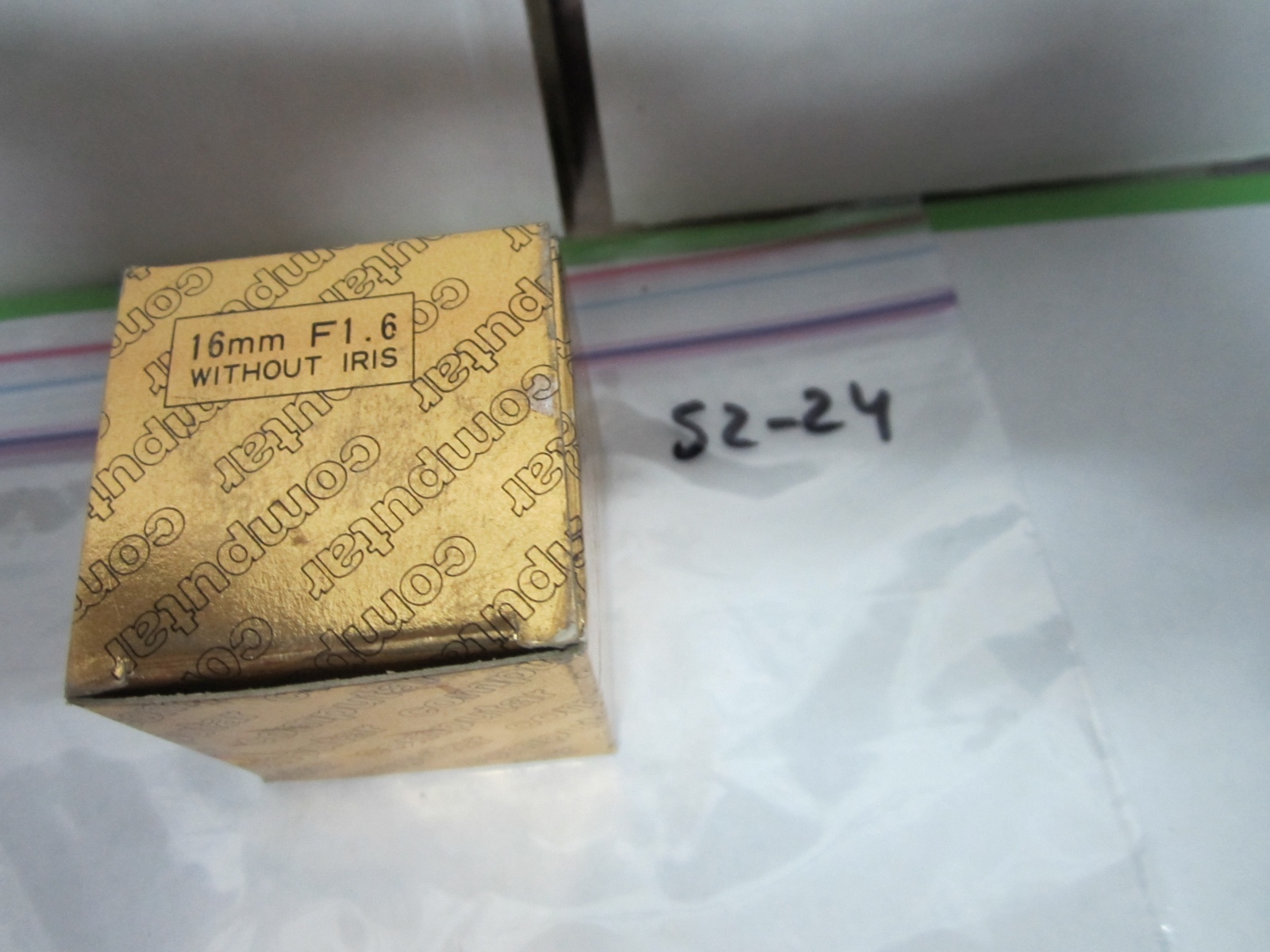 MICROSCOPE PART CAMERA LENS COMPUTAR TV 16 mm AS IS BIN#S2-24